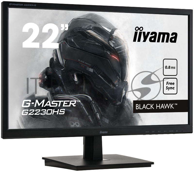 Монитор Iiyama 21.5 G-Master G2230HS-B1 черный TN LED 16:9 HDMI M/M матовая 250cd 170гр/160гр 1920x1080 D-Sub DisplayPort FHD 3.1кг