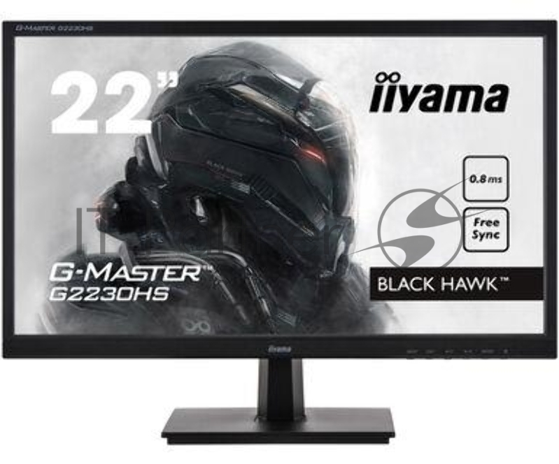 Монитор Iiyama 21.5 G-Master G2230HS-B1 черный TN LED 16:9 HDMI M/M матовая 250cd 170гр/160гр 1920x1080 D-Sub DisplayPort FHD 3.1кг