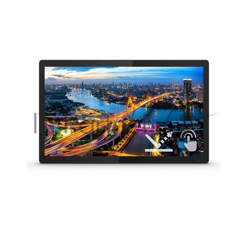 Монитор 23.8 PHILIPS 242B1TFL/00 Black (IPS, Multi-Touch, 1920x1080, 75Hz, 4 ms, 178°/178°, 350 cd/m, 50M:1, +DVI, +HDM