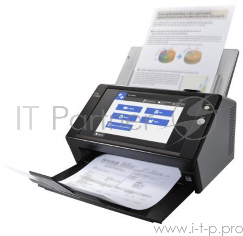 Сканер Fujitsu ScanSnap N7100 A4, 600x600dpi, с автоподатч., черный (LAN)