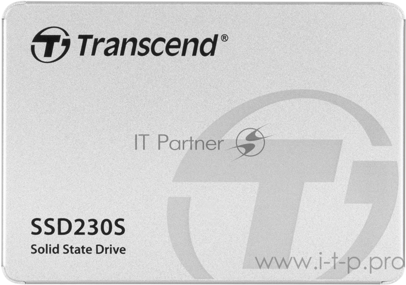 Твердотельный накопитель Transcend SSD452K2, 2TB, SSD, 2.5, SATA III, 3D TLC, R/W 560/520MB/s, IOPs 90 000/85 000, 3520TBW