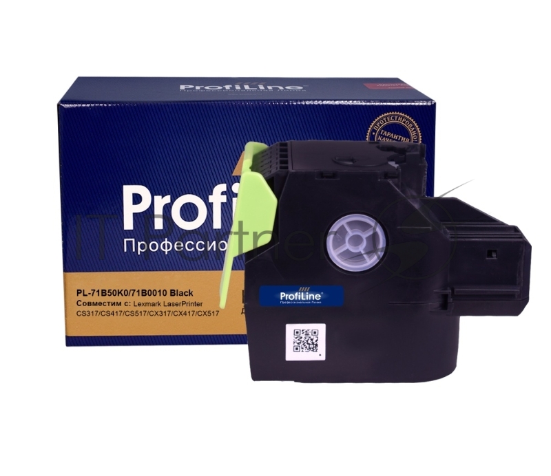 Тонер-картридж PL-71B50K0/71B0010 для принтеров Lexmark LaserPrinter CS317/CS417/CS517/CX317/CX417/ Black 3000 копий ProfiLine