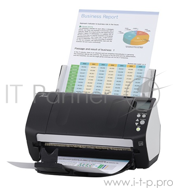 Сканер Fujitsu fi-7160 A4, 600x600dpi, с автоподатч., черно-серый (USB3.0)
