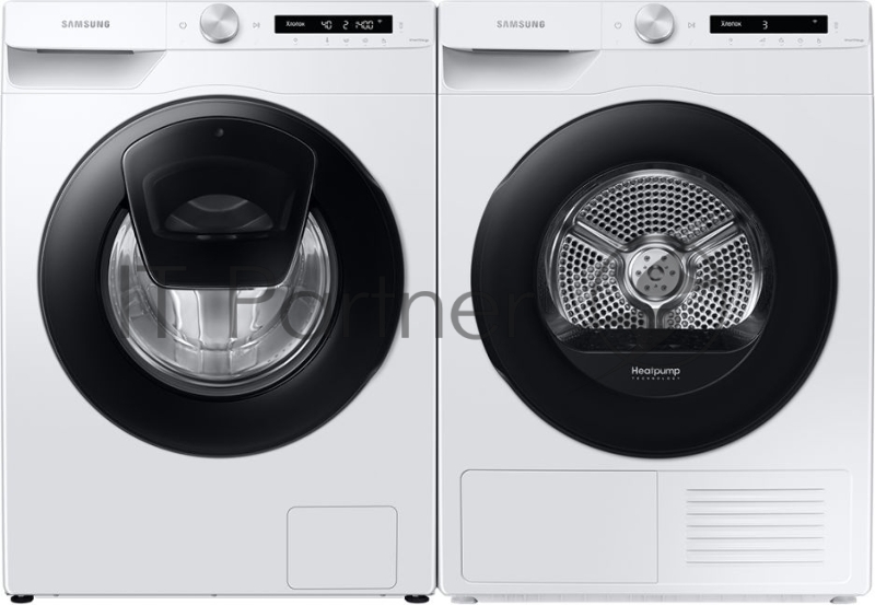 Сушильная машина Samsung DV90T5240AW/LP кл.энер.:A+++ макс.загр.:9кг белый