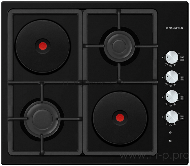 Варочная панель комбинированная MAUNFELD EEHE.64.5EB/KG