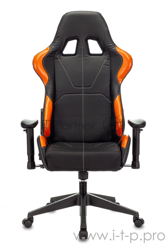 Кресло игровое Zombie VIKING 5 AERO черный/оранжевый искусственная кожа с подголов. крестовина пластик
