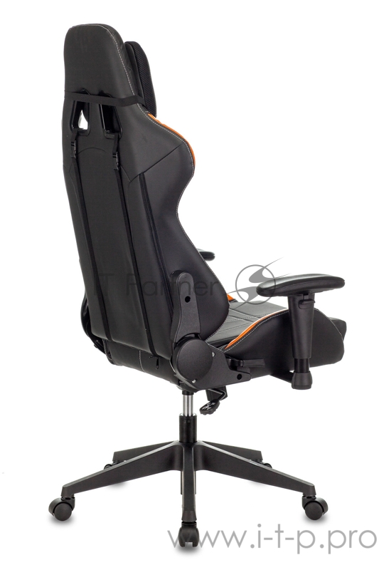Кресло игровое Zombie VIKING 5 AERO черный/оранжевый искусственная кожа с подголов. крестовина пластик
