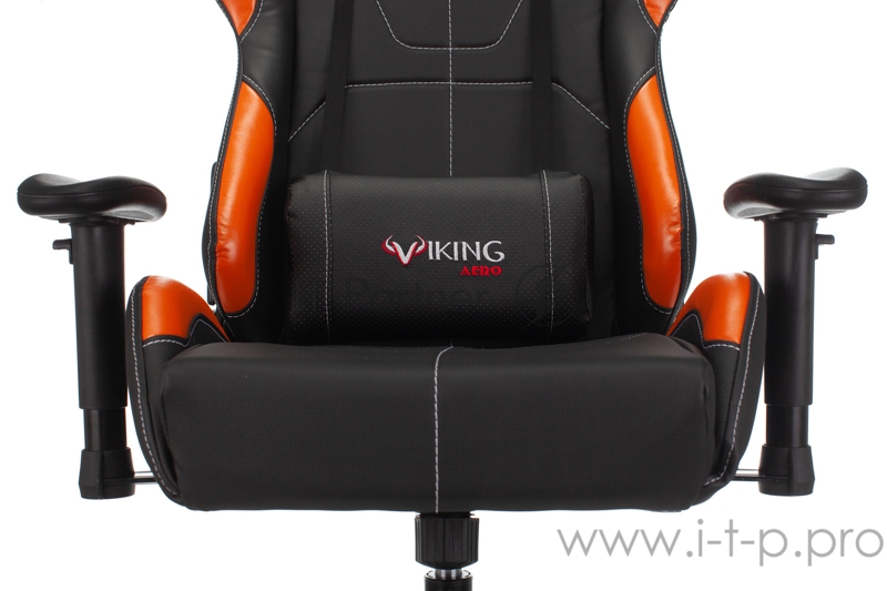 Кресло игровое Zombie VIKING 5 AERO черный/оранжевый искусственная кожа с подголов. крестовина пластик