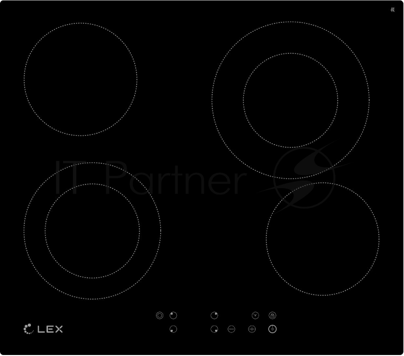 Электрическая варочная панель LEX EVH 642-1 BL