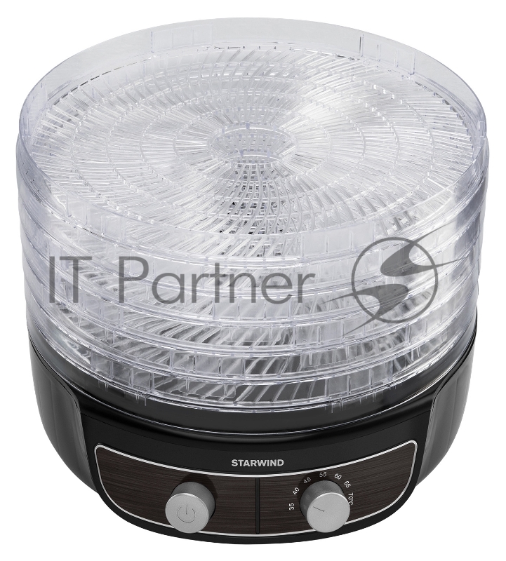 Сушка для фруктов и овощей Starwind SFD4643 6под. 500Вт черный