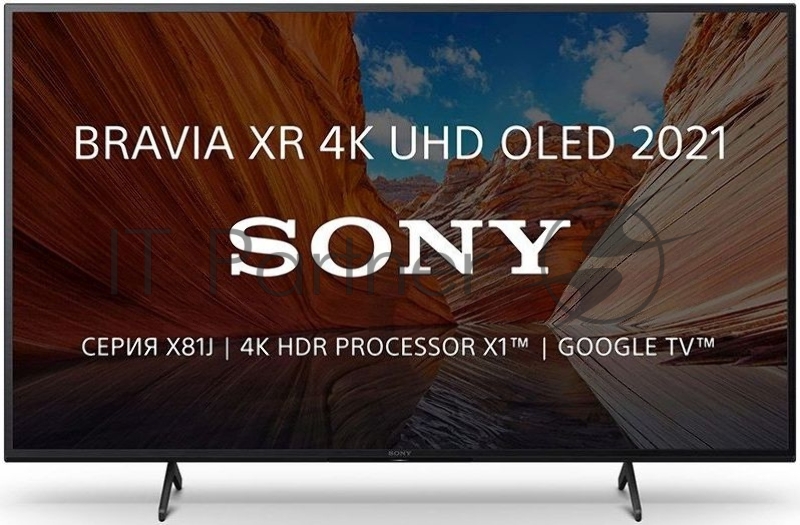 Телевизор LED Sony 43 KD43X81J BRAVIA черный/Ultra HD/60Hz/DVB-T/DVB-T2/DVB-C/DVB TV