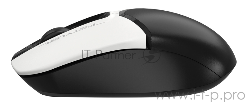Мышь A4Tech Fstyler FG12S Panda белый/черный оптическая (1200dpi) silent беспроводная USB (3but)