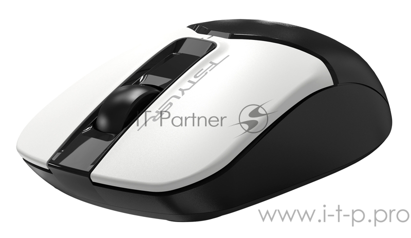Мышь A4Tech Fstyler FG12S Panda белый/черный оптическая (1200dpi) silent беспроводная USB (3but)