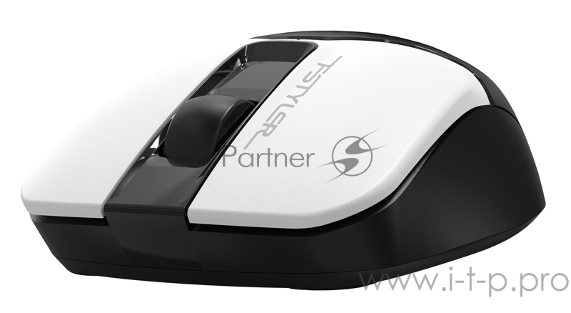 Мышь A4Tech Fstyler FG12S Panda белый/черный оптическая (1200dpi) silent беспроводная USB (3but)