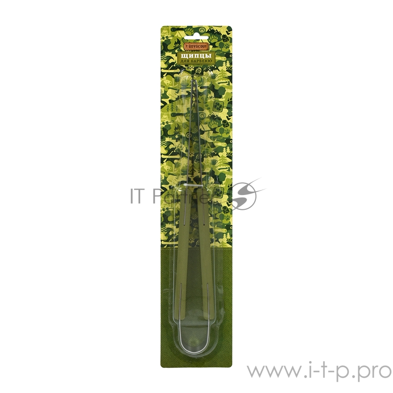 Щипцы 39 см BOYSCOUT, НЕРЖАВЕЮЩАЯ СТАЛЬ