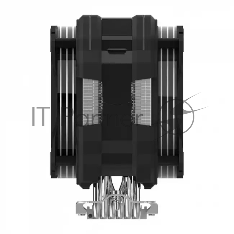 M120D Universal, 200W, Heat pipe 6mm*6, 120mm FAN 700~1900rpm, 73.75CFM, 41.2dBA, 8 LED, LED temperature cover RTL