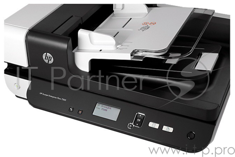 Сканер HP ScanJet Enterprise Flow 7500 A4, с автоподатч., 600x600dpi, бело-черный (USB2.0)