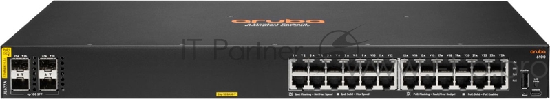 Коммутатор HPE Aruba 6100 JL677A 24G 4SFP+ 370PoE+