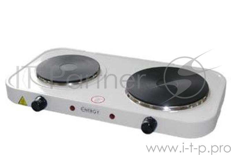 Плитка электрическая ENERGY EN-903 электрическая(Мощность 1000 Вт + 1500 Вт-Количество конфорок: 2 - Размер конфорки 155мм + 185 мм - Антипригарное покрытие конфорок - Защита от перегрева - 2 индикатора работы)