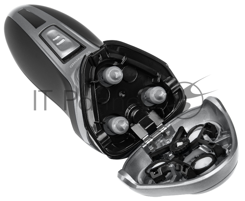 Бритва роторная Starwind SSH 1515 реж.эл.:3 питан.:аккум. серебристый/черный