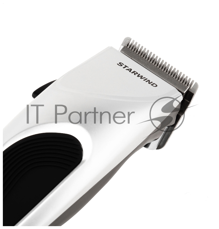 Машинка для стрижки Starwind SHC 777 серебристый/черный 8Вт (насадок в компл:4шт)