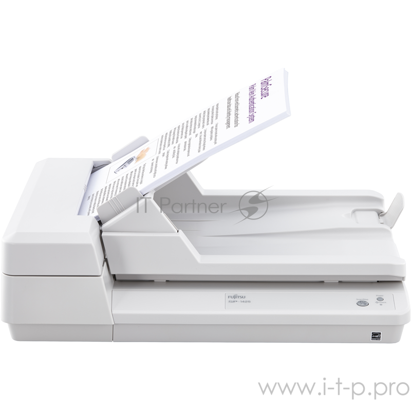 Сканер Fujitsu SP-1425, A4, 600x600dpi, с автоподатч., белый (USB2.0)