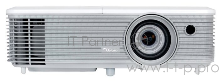 Проектор Optoma EH400 (DLP, 1080p 1920x1080, 4000Lm, 22000:1, 2xHDMI, MHL, 1x2W speaker, 3D Ready, lamp 10000hrs, WHITE)