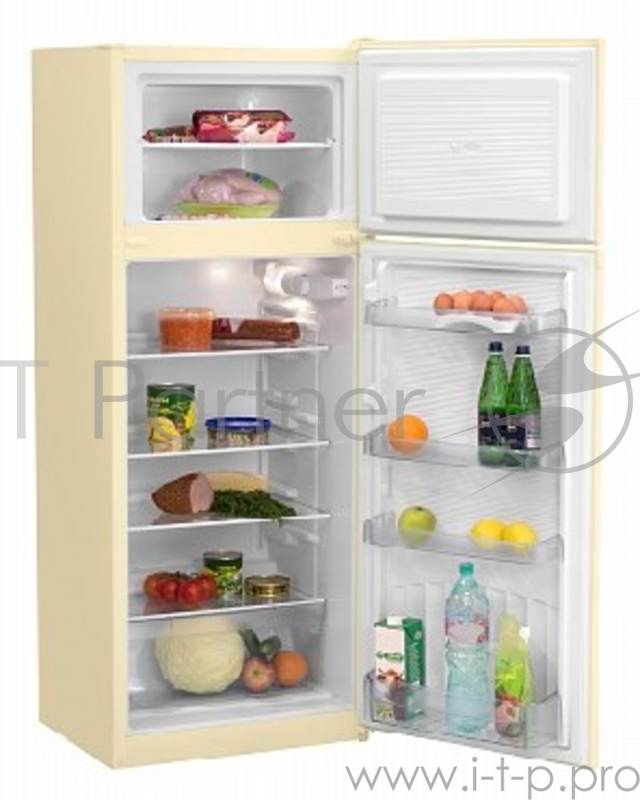 Холодильник NORD NRT 141 732 бежевый Общий объем 261 л, Общий объем холодильной камеры 210 л,общий объем морозильной камеры 51 л, Класс энергопотребления А+