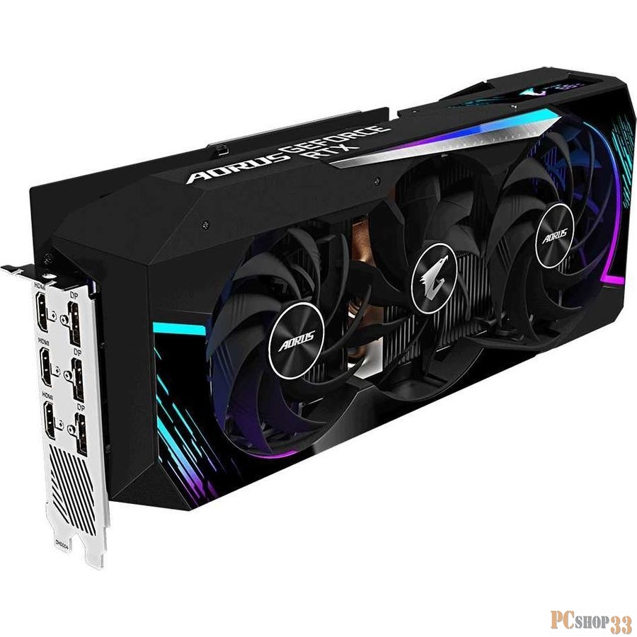 Видеокарта Gigabyte GV-N3080AORUS M-10GD 2.0