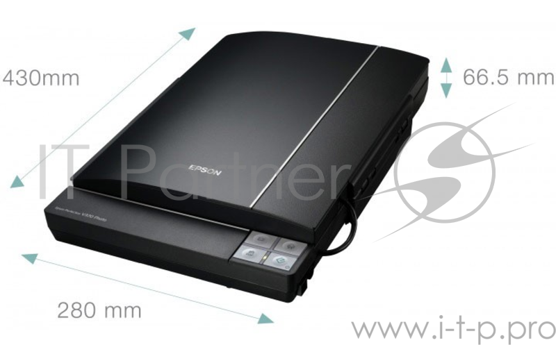 Сканер Epson Perfection V370 Photo A4, 4800x9600dpi, со слайд-адаптером, черный (USB2.0)