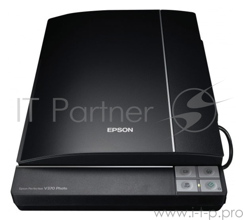 Сканер Epson Perfection V370 Photo A4, 4800x9600dpi, со слайд-адаптером, черный (USB2.0)