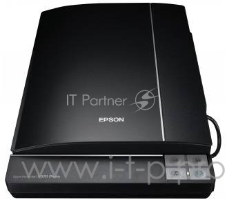 Сканер Epson Perfection V370 Photo A4, 4800x9600dpi, со слайд-адаптером, черный (USB2.0)