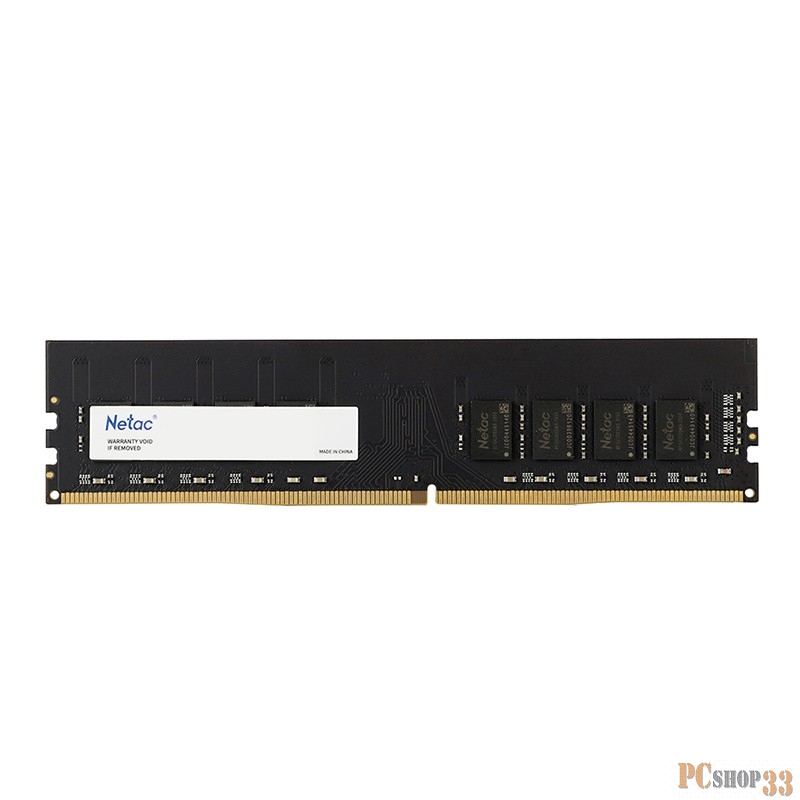 Модуль памяти DDR4 Netac Basic 16GB 3200MHz CL16 1.35V / NTBSD4P32SP-16