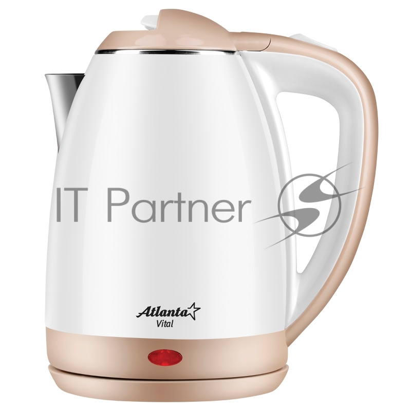 Чайник электрический ATLANTA ATH-2437 (white) двухстенный