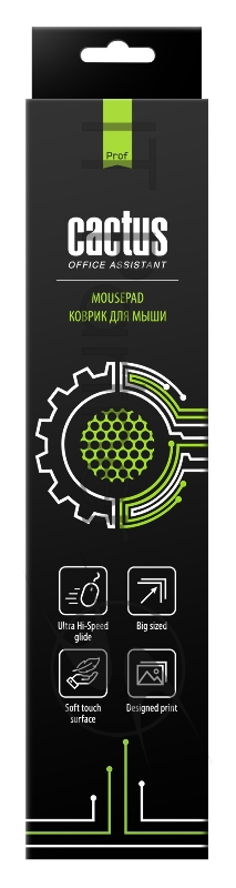 Коврик для мыши Cactus CS-MP-Pro04XXL XXL черный 900x400x3мм