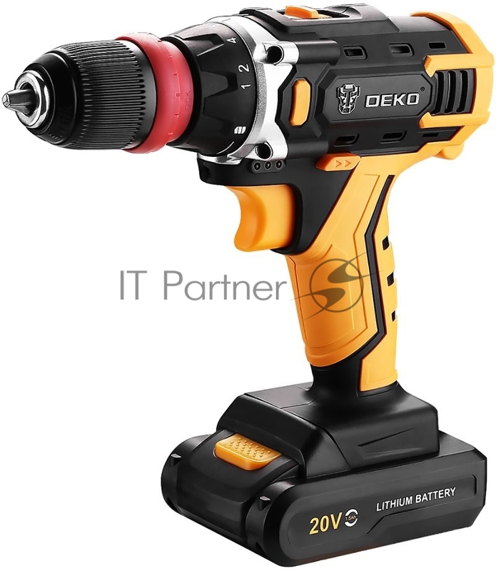 Дрель-шуруповерт Deko DKCD20FU-Li SET 3 20Вт аккум. патрон:быстрозажимной (кейс в комплекте)