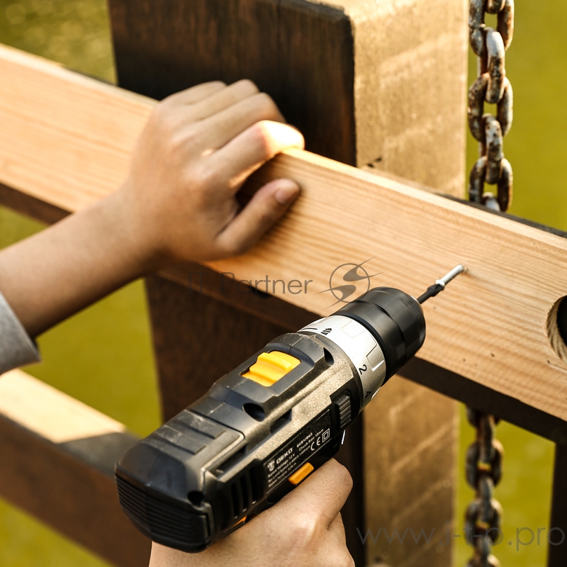 Дрель-шуруповерт Deko GCD12DU3 12Вт аккум. патрон:быстрозажимной