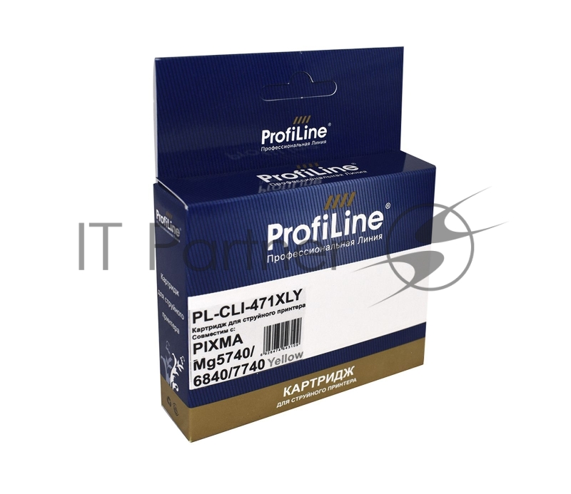 Струйный картридж PL-CLI-471 XLY для принтеров CANON PIXMA MG5740/MG6840/MG7740/TS5040/TS с чернилами Yellow ProfiLine