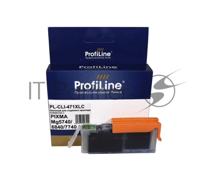 Струйный картридж PL-CLI-471 XLC для принтеров CANON PIXMA MG5740/MG6840/MG7740/TS5040/TS с чернилами Cyan ProfiLine