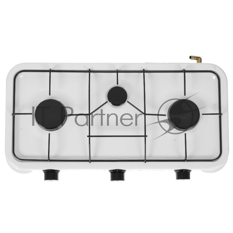 Плитка газовая DELTA D-2207 трехконфорочная цвет белый