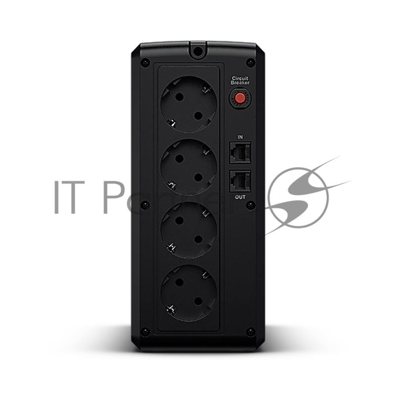 Источник бесперебойного питания CyberPower UT1100EG, линейно-интерактивный, 1050VA/630W USB/RJ11/45 (4 EURO) UPS CyberPower UT1100EG, Line-Interactive, 1050VA/630W USB/RJ11/45 (4 EURO)