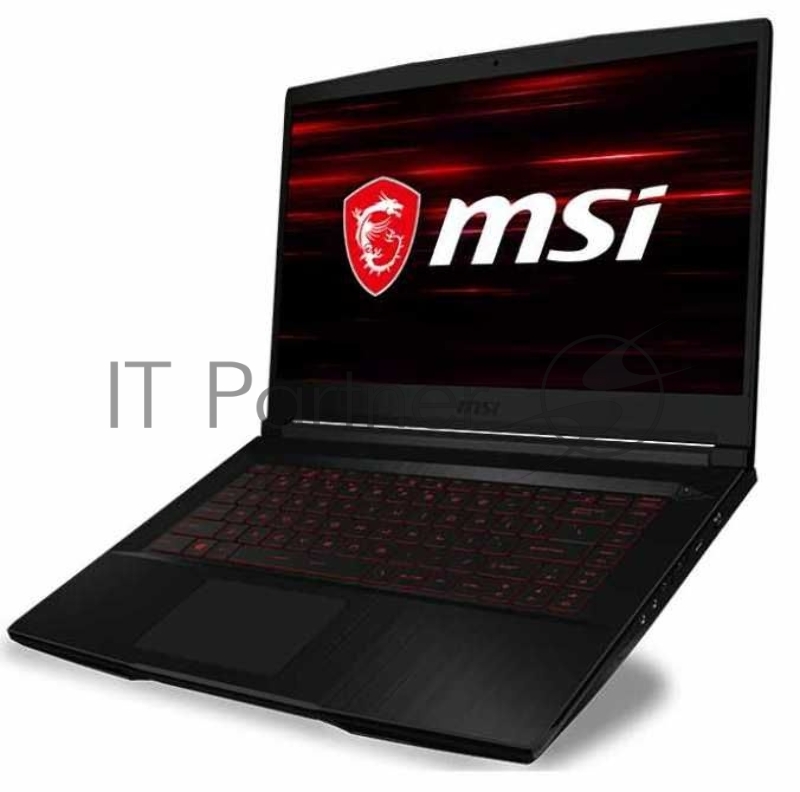 Ноутбук MSI GF63 Thin 10UD-419XRU Core i5 10500H/8Gb/SSD512Gb/NVIDIA GeForce RTX 3050 Ti 4Gb/15.6/IPS/FHD (1920x1080)/Free DOS/black/WiFi/BT/Cam