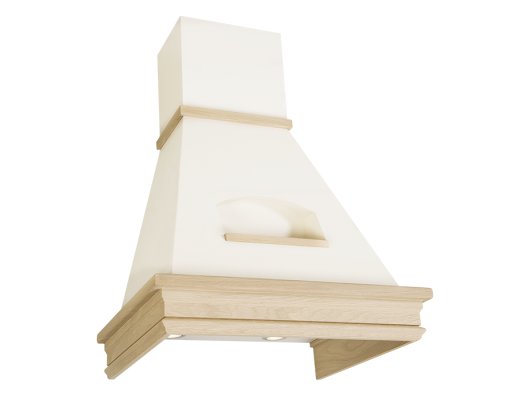 Вытяжка каминная ELIKOR Бельведер Валенсия 60П-650-П3Д топ.молоко/дуб неокр.