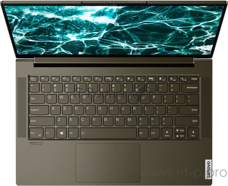 Ноутбук-трансформер Lenovo Yoga 7 14ITL5 Core i5 1135G7/16Gb/SSD512Gb/Intel Iris Xe graphics/14/IPS/Touch/FHD (1920x1080)/Windows 10/d.green/WiFi/BT/Cam