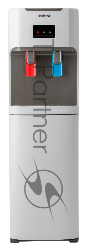 Пурифайер Hotfrost V115 PUF (без фильтров) напольный компрессорный белый/серый