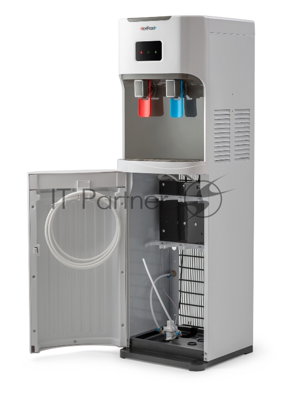 Пурифайер Hotfrost V115 PUF (без фильтров) напольный компрессорный белый/серый