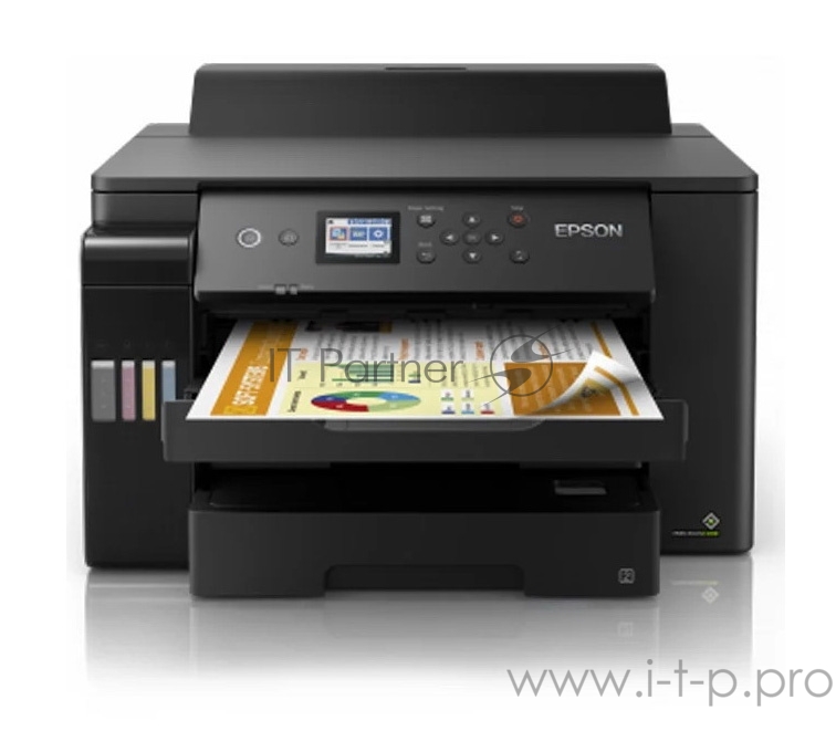 Принтер струйный Epson L11160 (C11CJ04404) A3+ Duplex Net WiFi USB черный