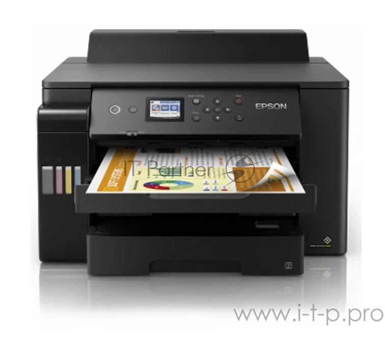 Принтер струйный Epson L11160 (C11CJ04404) A3+ Duplex Net WiFi USB черный
