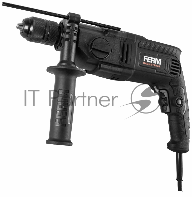 дрель FERM Дрель ударная FERM PDM1061P_K, 1100Вт, 0 -3100 об/мин, БЗП, 13мм, кейс