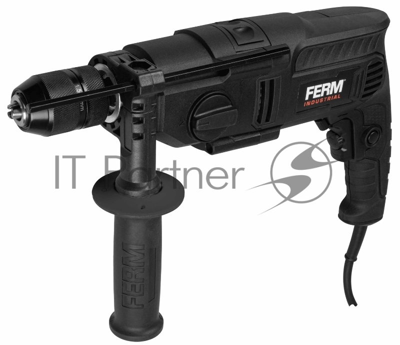 дрель FERM Дрель ударная FERM PDM1061P_K, 1100Вт, 0 -3100 об/мин, БЗП, 13мм, кейс